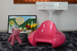 Durable het Hotelmeubilair van glasvezel Binneneero Aarnio Formula Chair 90 * 80 * 55 cm leverancier