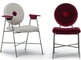 Het Alternatieve Ontwerp van Bontempicasa Penelope Fiberglass Arm Chair With Stylishly leverancier