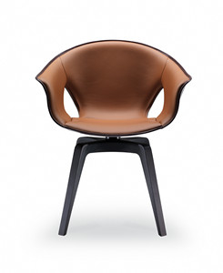 China De replicaglasvezel Poltrona Frau Ginger Chair ontwierp door Roberto Lazzeroni leverancier