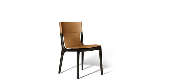 China Isadora Chair With Covering in Zadel Extra Cammello - Structuur leverancier