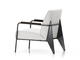 FAUTEUIL van het het ontwerpmetaal van DE SALON de unieke stijl fauteuil sofa fauteuil DE salon van Jean kader aangepaste prouve voor woonkamer leverancier